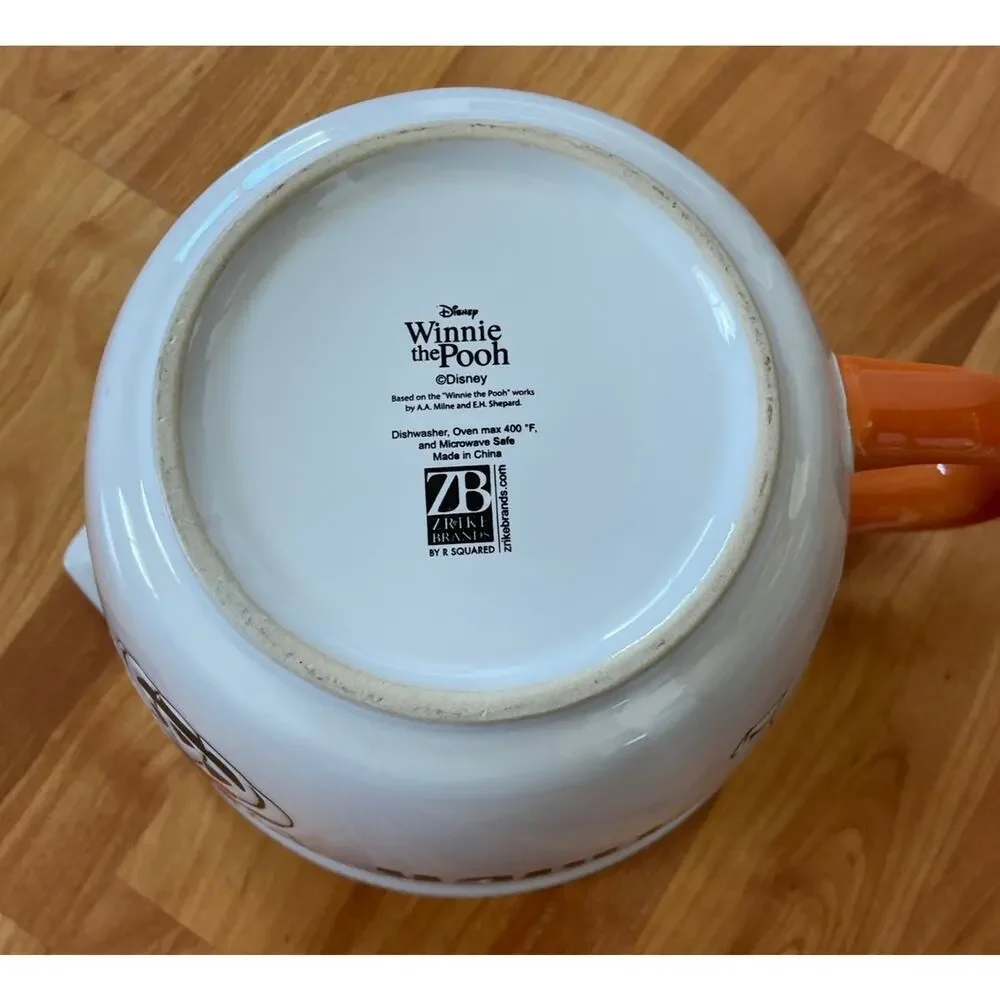 Disney‎ Winnie The Pooh Halloween Large Ceramic Trick Or Treat Mixing Bowl Jug